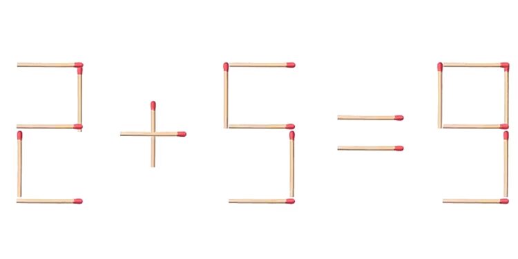 Mπορείτε να διορθώσετε την ισότητα μετακινώντας μόνο ένα σπίρτο; Έχετε 10 δευτερόλεπτα