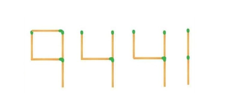 Mπορείτε να φτιάξετε τον μεγαλύτερο δυνατό αριθμό μετακινώντας μόνο 2 σπίρτα; Έχετε 25 δευτερόλεπτα