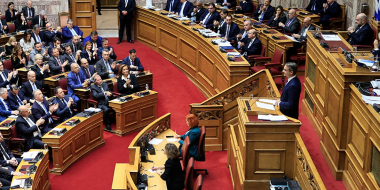 Kyriakos Mitsotakis in Parliament on the new Highway Code