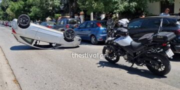 Θεσσαλονίκη: Τροχαίο με έναν τραυματία
