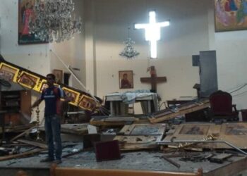 Islamic terrorist attack on an Greek Orthodox church in Syria – Reports of many dead (video)