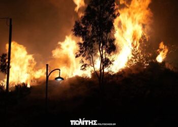 Φωτιά στη Χίο: Νέα βίντεο από το μέτωπο της πυρκαγιάς – Εικόνες πύρινης κόλασης