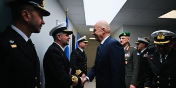 Dendias on the launching of the frigate HS Formion: It is a great moment for Greece – Discussions for a 4th frigate are being completed