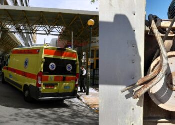 Φωτογραφίες από την δολιοφθορά στο νοσοκομείο «Ευαγγελισμός»