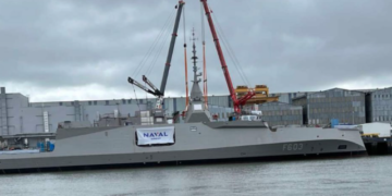 Launch ceremony of the frigate “Formion” today – Dendias in France