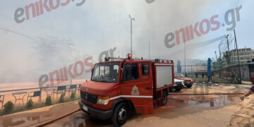 Φωτογραφίες και βίντεο αναγνώστη από τη φωτιά στο Χαλάνδρι