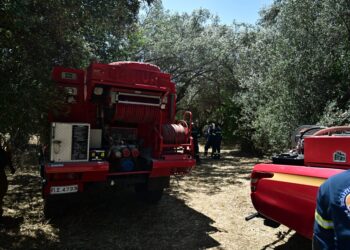 Φωτιά τώρα στην Αγ. Μαρίνα Κορωπίου