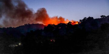 Οι πρώτες εκτιμήσεις για τις καμένες εκτάσεις
