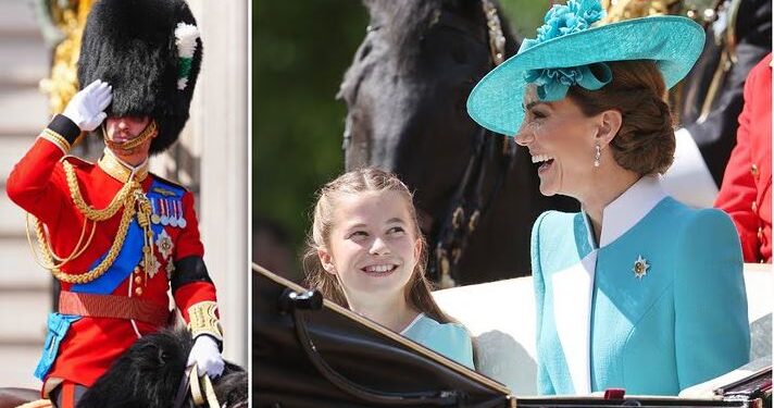 Trooping the Colour: Στα γαλάζια Κέιτ Μίντλετον και πριγκίπισσα Σάρλοτ