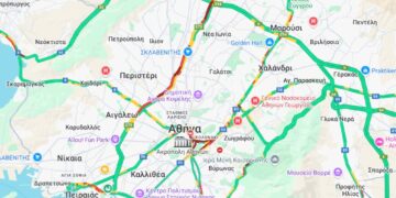 LIVE η κίνηση: Μποτιλιάρισμα στους δρόμους της Αττικής