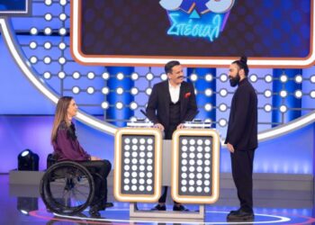 Ο Θάνος Κιούσης υποδέχεται την Γεωργία Καλτσή και τον Μιχάλη Σεΐτη