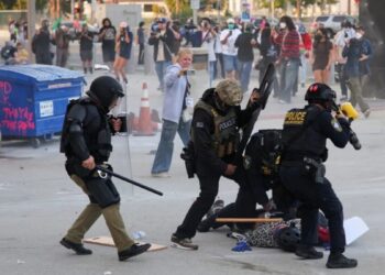 Επεισόδια και συλλήψεις κατά τη διάρκεια επιχείρησης της ομοσπονδιακής υπηρεσίας μετανάστευσης