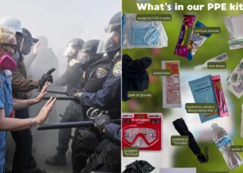 Λος Άντζελες: Τι παίρνουν μαζί τους οι διαδηλωτές πριν βγουν στους δρόμους