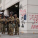 The battlefield is Los Angeles: National Guard members on standby after mass protests against immigration arrests
