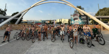 Thessaloniki filled with naked cyclists – See photos