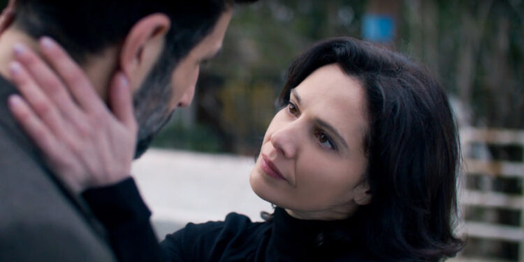 Ο Χρήστος βλέπει τη Μαρίνα να αγγίζει τρυφερά τον Άγη