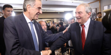 Νέα κοινή εμφάνιση Σαμαρά και Καραμανλή