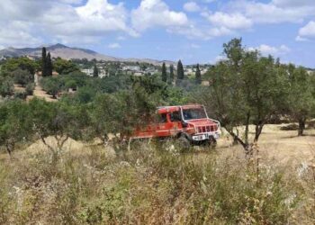 Φωτιά τώρα στο Ωραιόκαστρο Θεσσαλονίκης