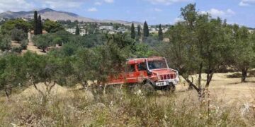 Φωτιά τώρα στο Ωραιόκαστρο Θεσσαλονίκης