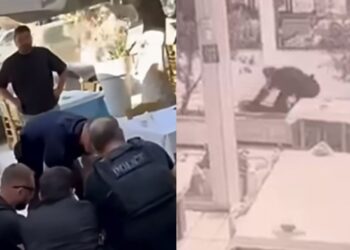 Βίντεο ντοκουμέντα καταγράφουν τη σύλληψη του Ισπανού «σαμουράι» που μπούκαρε με σπαθί σε ταβέρνα 