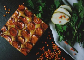 Συνταγή για ανάποδη τάρτα με νεκταρίνια