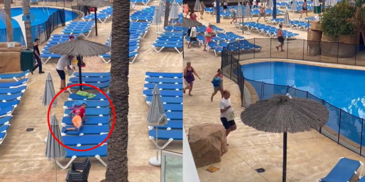 To ξεκαρδιστικό hack Βρετανού τουρίστα για να προλάβει ξαπλώστρες σε δημοφιλές θέρετρο 