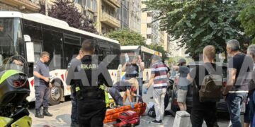 Θεσσαλονίκη: Μηχανή παρέσυρε πεζό στο κέντρο της πόλης