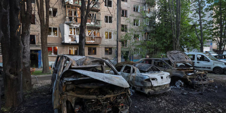 Ουκρανία: Ρωσικά πλήγματα στο Χάρκοβο με 17 drones