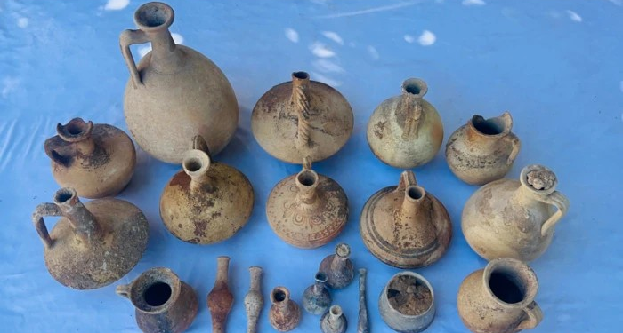 Η καθίζηση σε δρόμο αποκάλυψε έναν σπουδαίο αρχαιολογικό θησαυρό