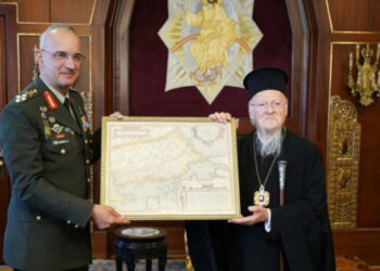 Which map Choupis gave to Bartholomew that infuriated the Turks – Defense Ministry responds to Ankara: “absurdity”