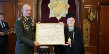 Which map Choupis gave to Bartholomew that infuriated the Turks – Defense Ministry responds to Ankara: “absurdity”